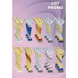 Lot de 30 coupes (30 cm) - Clubs de sport