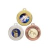 Médaille Personnalisable en Ø40 mm. réf : Q-023 - Finition Or-Arg-Brz