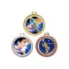Médaille Personnalisable en Ø mm. réf : Q-040 - Finition Or-Arg-Brz