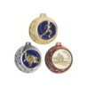 Médaille Personnalisable en Ø70 mm. réf : Q-081 - Finition Or-Arg-Brz