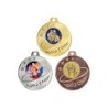 Médaille Personnalisable en Ø50 mm. réf : Q-076 - Finition Or-Arg-Brz