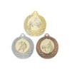 Médaille Personnalisable en Ø40 mm. réf : 050 - Finition Or-Arg-Brz
