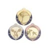 Médaille Personnalisable en Ø70 mm. réf : 052 - Finition Or-Arg-Brz