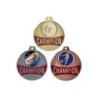 Médaille Personnalisable en Ø50 mm. réf : Q-020 - Finition Or-Arg-Brz