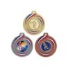 Médaille Personnalisable en Ø50 mm. réf : Q-015 - Finition Or-Arg-Brz