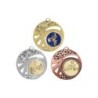 Médaille Personnalisable en Ø50 mm. réf : 033 - Finition Or-Arg-Brz