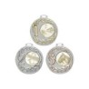 Médaille Personnalisable en Ø50 mm. réf : 030 - Finition Or-Arg-Brz