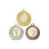 Médaille Personnalisable en Ø40 mm. réf : 054 - Finition Or-Arg-Brz