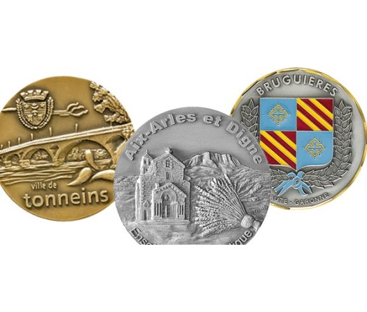 Création médaille unique pour ville | AFB