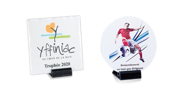 TROPHÉES CÉRAMIQUE PERSONNALISÉS COULEUR