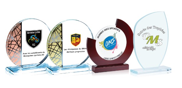 TROPHÉES GRAVURE LASER : LOGO & BLASON DE VILLE